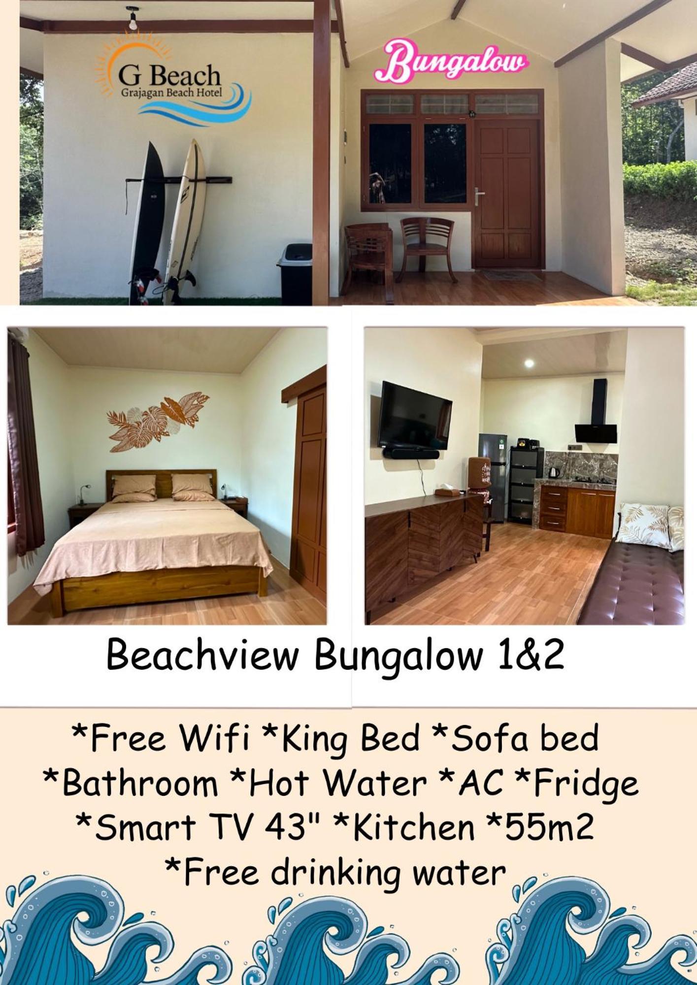 G Beach Hotel Grajagan 外观 照片
